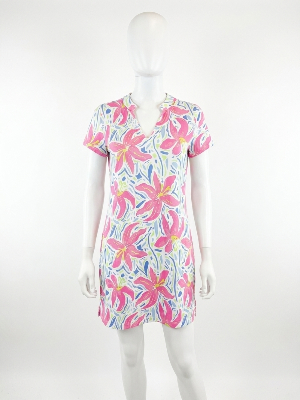 NEW MARY SQUARE montauk mini dress in hibiscus harmony